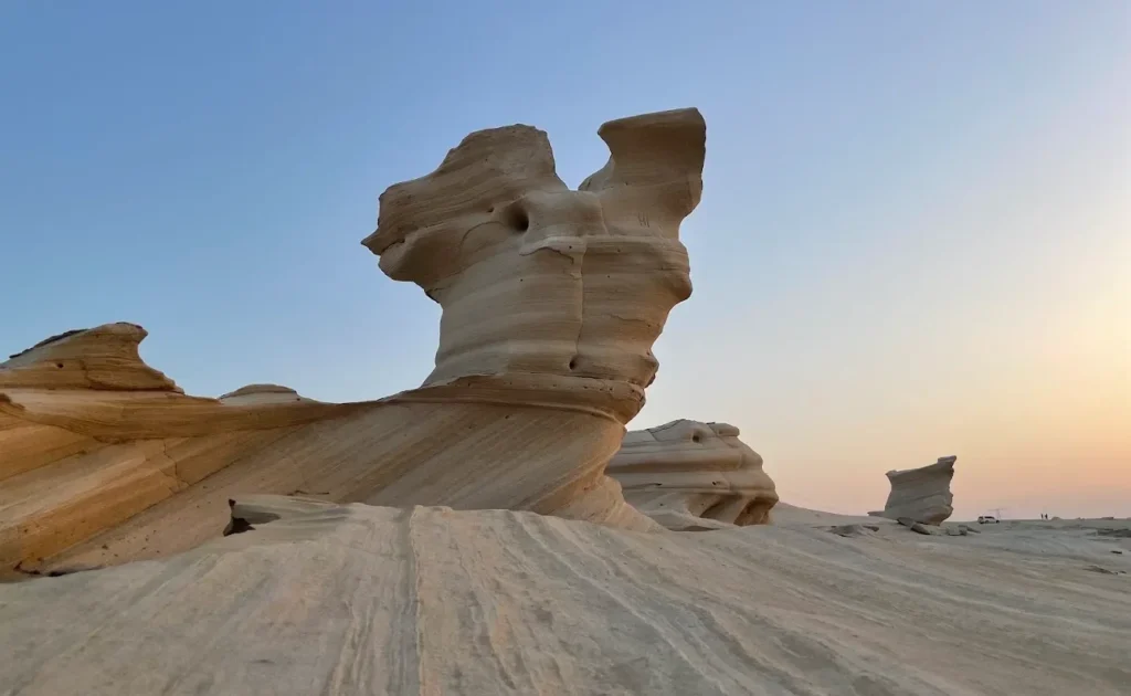 Wind-Carved Fossil Dunes, Nature's Stone Sculptures of Abu Dhabi
