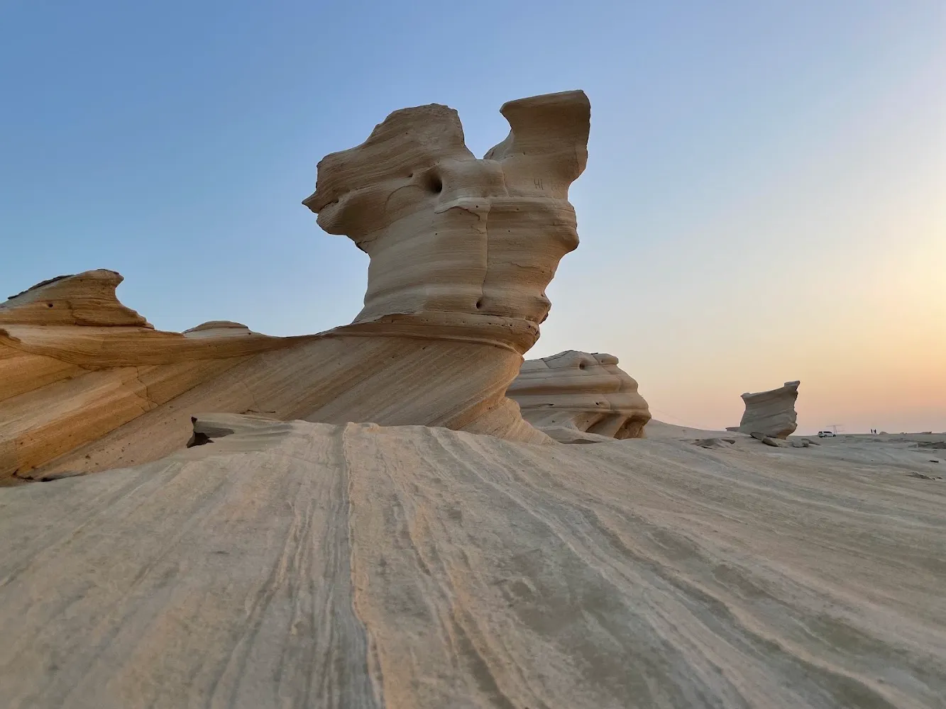 Wind-Carved Fossil Dunes, Nature's Stone Sculptures of Abu Dhabi